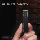 WD_BLACK 2TB SN770 Internal Gaming SSD with Gen4 PCIe and M.2 2280 Form Factor, Up to 5,150 MB/s, WDS200T3X0E