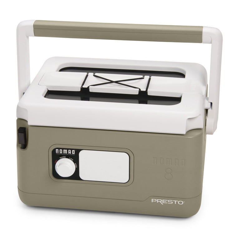 Presto Nomad 8-Quart Traveling Slow Cooker in Tan